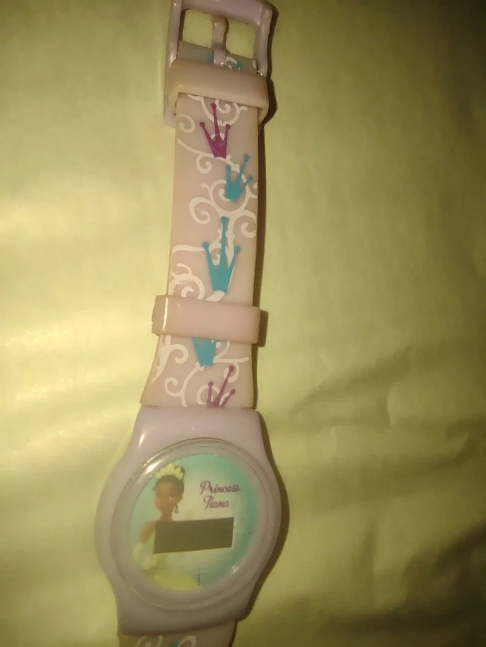 Princess Tiana Kids Digital Watch - Light Purple